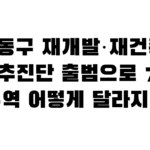 성동구 재개발·재건축, 신속추진단 출범으로 70개 구역 어떻게 달라지나