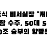 강훈식 비서실장 “캐나다 잠수함 수주, 50대 50″…60조 승부의 향방은?