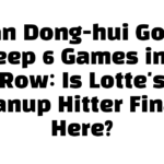 Han Dong-hui Goes Deep 6 Games in a Row: Is Lotte’s Cleanup Hitter Finally Here?