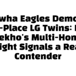Hanwha Eagles Demolish First-Place LG Twins: Kang Baekho’s Multi-Homer Night Signals a Real Contender