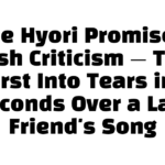 Lee Hyori Promised Harsh Criticism — Then Burst Into Tears in 3 Seconds Over a Late Friend’s Song